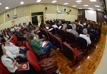 Profissionais de sete municípios acompanharam discussões no salão nobre