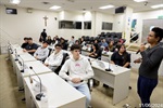 Alunos do 3º ano do Ensino Médio da Escola Estadual "Professor Juracy Neves de Mello Ferracciu"