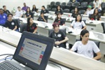 Alunos do 9º ano do Ensino Fundamental da Escola Estadual "Professor Juracy Neves de Mello Ferracciu"