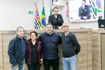 Da esquerda para a direita: Antonio Sérgio e Elizabete Piazza, Alberto Piazza Neto e Marco Bicheiro 