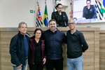 Entrega da moção de aplausos aconteceu no Plenário "Francisco Antonio Coelho" durante a 36ª Reunião Ordinária da Câmara Municipal de Piracicaba, realizada na noite desta segunda-feira (23)