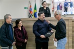 Entrega da moção de aplausos aconteceu no Plenário "Francisco Antonio Coelho" durante a 36ª Reunião Ordinária da Câmara Municipal de Piracicaba, realizada na noite desta segunda-feira (23)