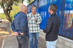 Gustavo Pompeo visitou a unidade nesta quarta-feira (2) para acompanhar a retomada das obras