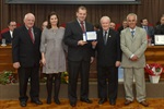 Desembargador Newton de Oliveira Neves e contabilista André Roberto Messias foram homenageados