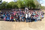 Escolares participam do encerramento do Pipa sem Morte