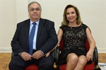 Dr.Amadeu e a esposa Tânia Carvalho