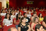 Sala vermelha do Teatro da Unimep recebeu a solenidade, nesta quarta-feira