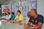 Diretoria da LPF apresentou projetos na sede do SindBan à imprensa