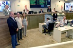 Homenageado esteve no plenário da Câmara na 16ª reunião ordinária