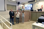 Homenageado esteve no plenário da Câmara na 16ª reunião ordinária