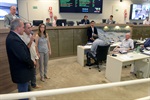 Homenageado esteve no plenário da Câmara na 16ª reunião ordinária