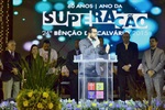 Matheus discursou durante ato de fé