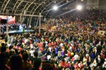 Grande público compareceu ao ginásio de esportes