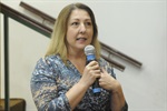 Gisleine Vaz Scavacini de Freitas, da Unimep, promoveu palestra