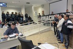 Representantes da sub-sede da Gaviões da Fiel em Piracicaba recebem a homenagem