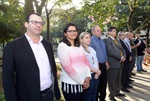 Ato na praça José Bonifácio antecedeu reunião solene na Câmara