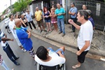 José Lopes acompanha protesto popular contra o aumento da água