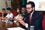 Matheus Erler acolhe alunos do Dois Córregos no Conheça o Legislativo