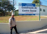 Parlamentar foi verificar as obras de construção do Centro Social do Parque Piracicaba