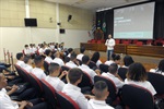 Cerca de 60 aprendizes participaram do projeto na tarde desta terça-feira