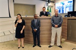 Adriana Lúcia da Silva e Sergio Marcus Barbosa receberam homenagem