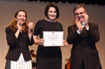 Nancy Thame na cerimônia de diplomação dos vereadores, em 15.dez.2016