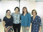 Equipe da vereadora Nancy recebe Meike Sahling, teóloga alemã