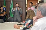 Cerca de 50 pessoas acompanharam o lançamento do site da Escola do Legislativo