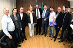 Abdalla participou de reunião com vereadores na Sala da Presidência da Câmara de Vereadores de Piracicaba
