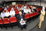 José Alexandre Perinotto, da Unesp, apresentou as vantagens para a região