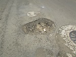 Buracos no asfalto eram alvos de transtornos aos condutores