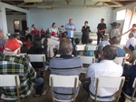 Reunião no centro comunitário do bairro Anhumas 