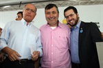 Kawai e Erler com o governador de São Paulo, Geraldo Alckmin