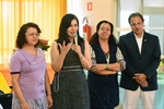 Eliete Nunes, secretária municipal de Desenvolvimento Social, participou da cerimônia