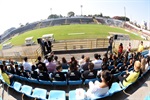 Estádio Barão da Serra Negra recebeu, nesta terça-feira, autoridades para comemorar a marca de 10 mil crianças atendidas no projeto Clinica Hyundai de Futebol Infantil