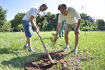 Plantio ecológico envolveu professores e alunos da "Oracy da Silva"