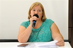 A presidente do Conselho Municipal da Mulher, Laura Queiroz