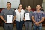 Coronel Adriana homenageia policial que salvou a vida de cidadão