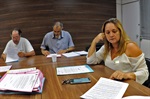 José Longatto, Isac Souza e Coronel Adriana reuniram-se nesta segunda-feira