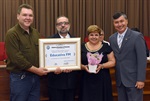 Eduardo Castro, atual presidente da Educativa, também foi homenageado