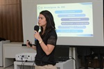 Beatriz Couto Ribeiro apresentou um panorama sobre saúde pública no Brasil