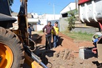 Lair Braga conferiu andamento das obras nesta terça-feira (12)