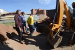 Lair Braga conferiu andamento das obras nesta terça-feira (12)