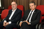 O gerente do Ministério do Trabalho Antenor Varolla e o vereador Dirceu Alves