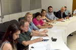 Fórum de Gestão e Planejamento Territorial Sustentável se reuniu na sala de reuniões do segundo andar do prédio anexo da Câmara