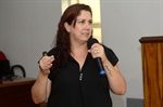 Érica Dinis orientou os alunos para a simulação de reunião ordinária