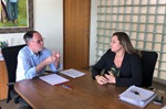 Reunião com o prefeito Barjas Negri para apresentar o sistema Detecta e conversar sobre a possibilidade de assinatura de convênio para Piracicaba