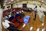 Salão nobre recebeu 45 alunos da Escola Municipal João Otávio de Melo Ferraciú