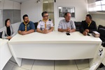 Encontro ocorreu na sala de reuniões do segundo andar do prédio anexo da Câmara, nesta sexta-feira