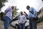 Acompanhado pelo presidente do Semae e por engenheiro da Semob, Dirceu esclareceu dúvidas sobre a obra